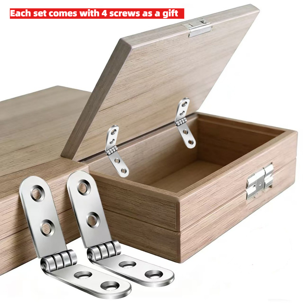 Furniture Hardware Screws - Foldable hinge flip screw hinge, free