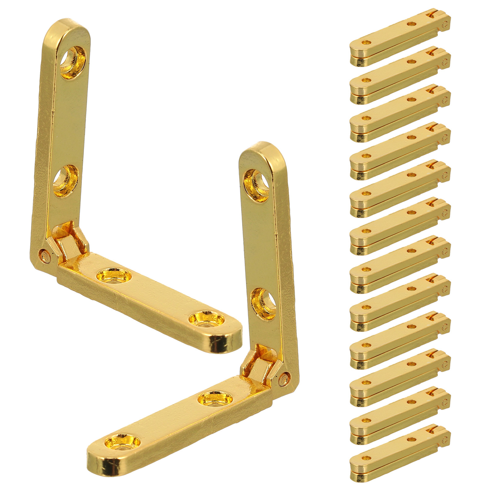 Vintage Furniture Hardware Replacement - 14Pcs Jewelry Box Hinges Zinc Alloy