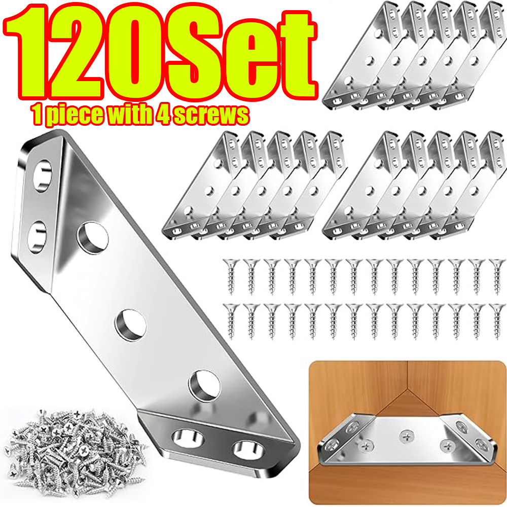 1-120Set Furniture Corner Conn - Furniture Hardware Screws recensie en prijs