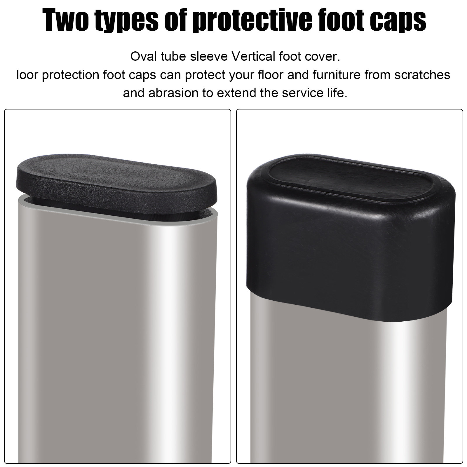 1Set Black Furniture Leg Pads  - Furniture Foot Pad recensie en prijs