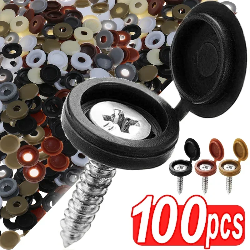 Hinged Plastic Screw Cap Cover - Furniture Hardware Screws recensie en prijs