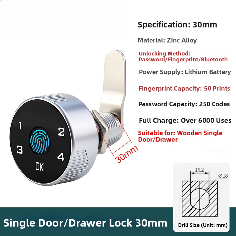 Fingerprint Password Wireless  - Cabinet Lock Key recensie en prijs