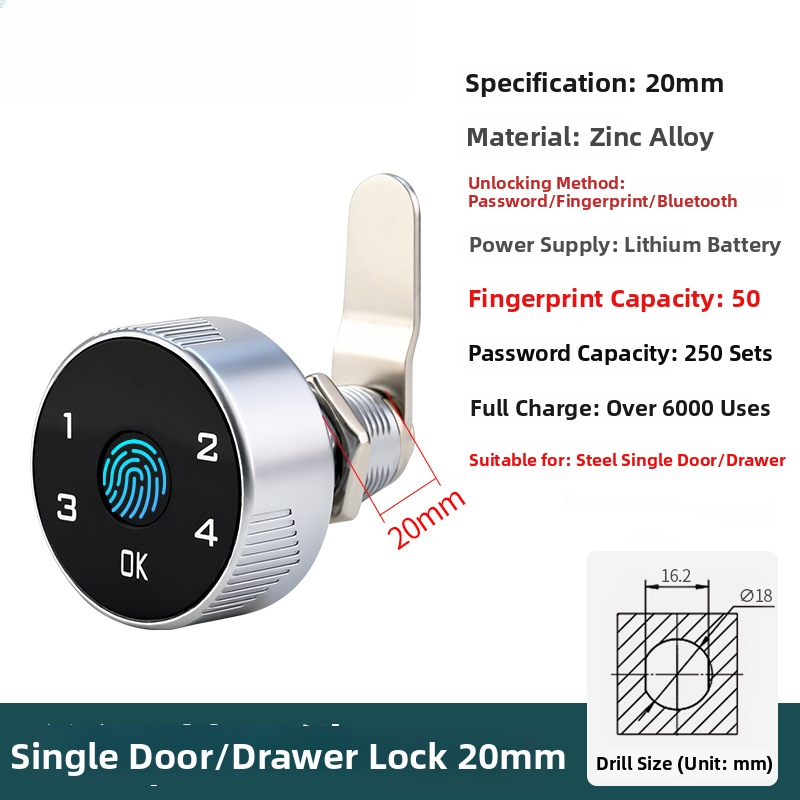 Fingerprint Password Wireless  - Cabinet Lock Key recensie en prijs