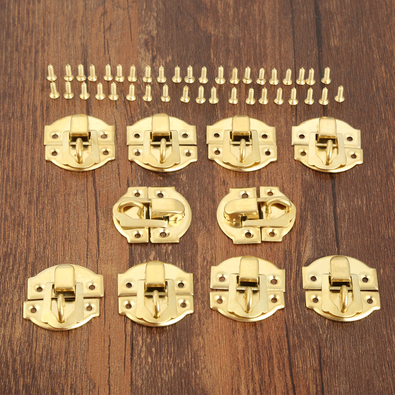 10pcs Golden Box Latch Clasps  - Furniture Hardware Screws recensie en prijs