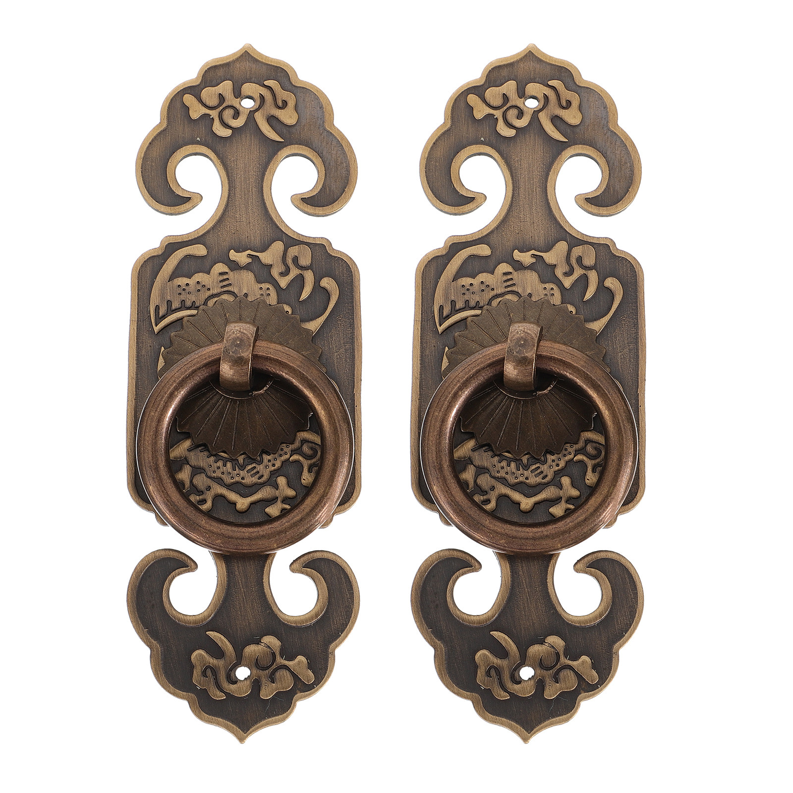 2Pcs Copper Door Pull Handle S - Vintage Furniture Hardware Replacement recensie en prijs