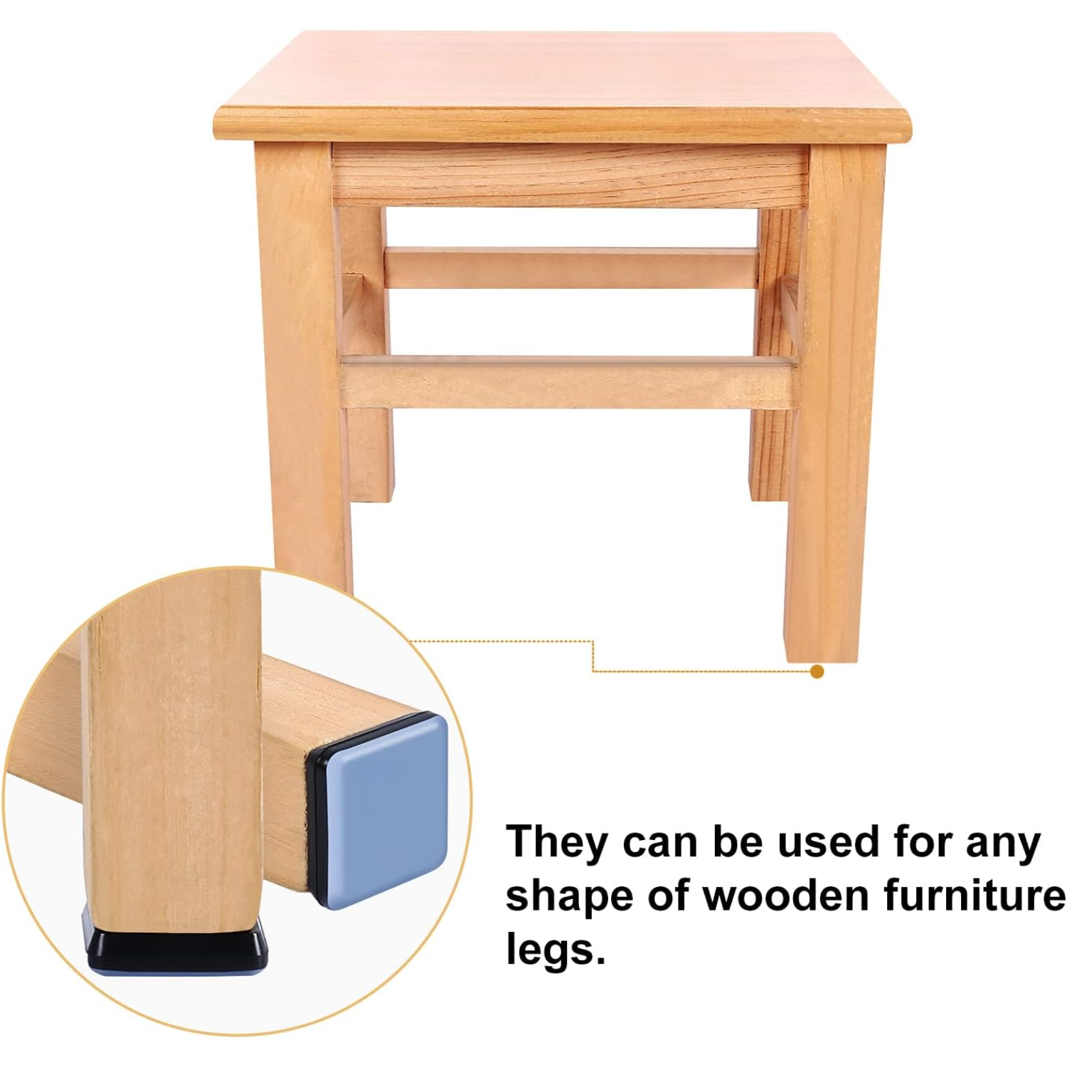 10Pcs Square Nail On Chair Leg - Furniture Foot Pad recensie en prijs