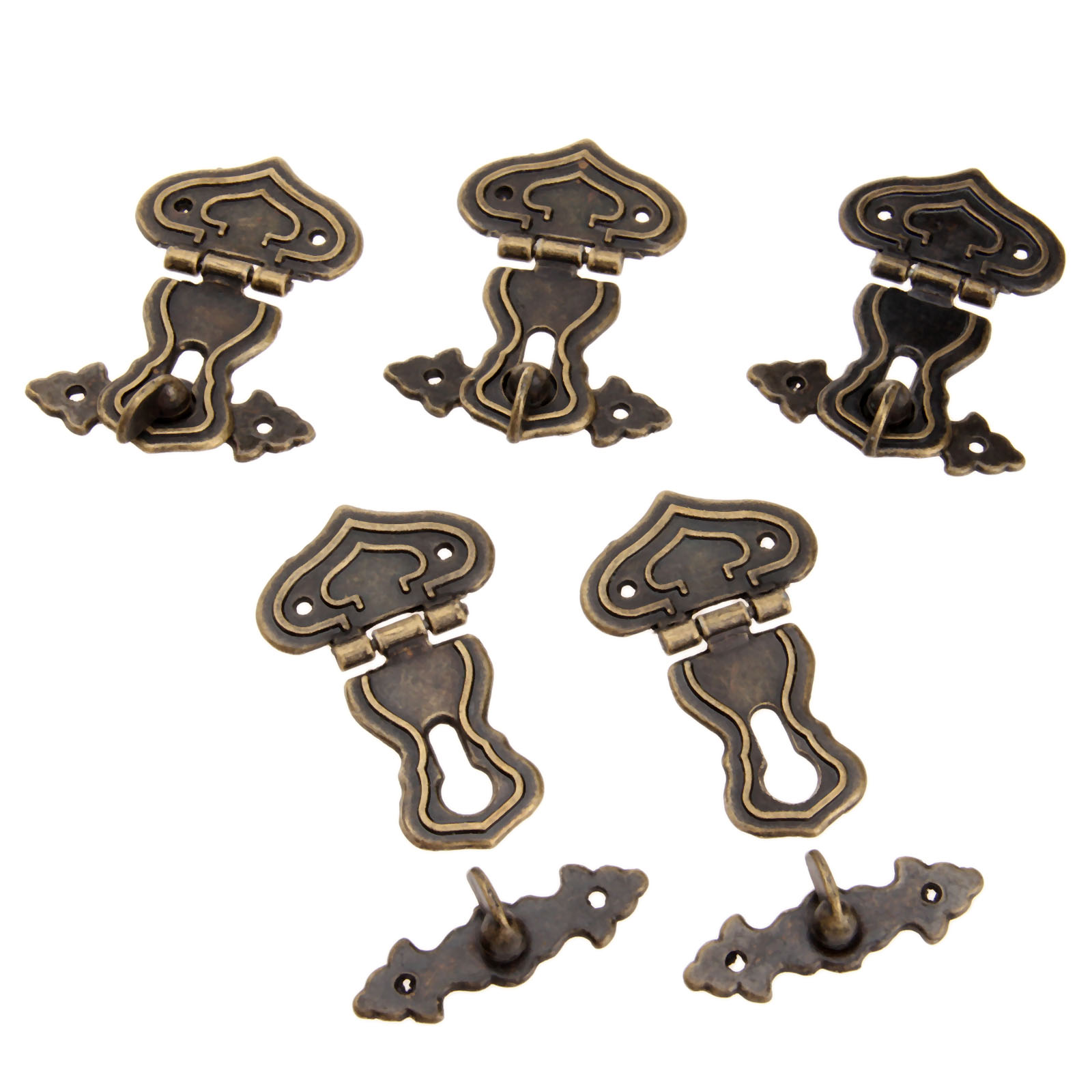 5Pcs 63x47mm Antique Metal Loc - Furniture Hardware Screws recensie en prijs