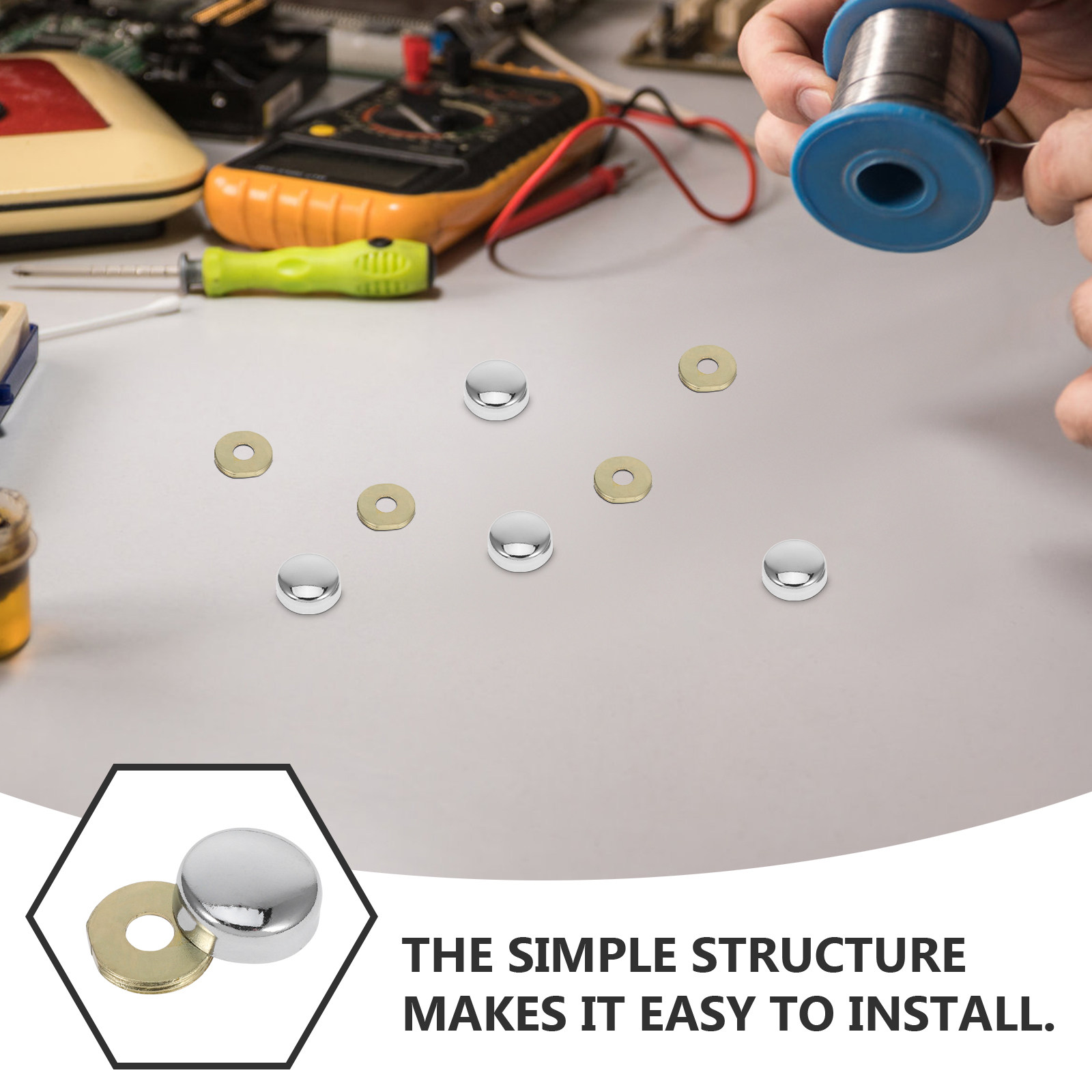 1Set Decorative Bolt Cap with  - Furniture Hardware Screws recensie en prijs