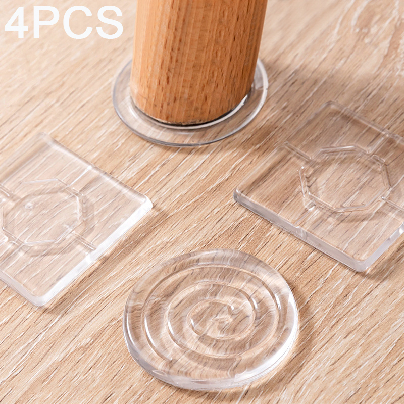 4pcs 4-8mm Transparent Anti Vi - Furniture Foot Pad recensie en prijs