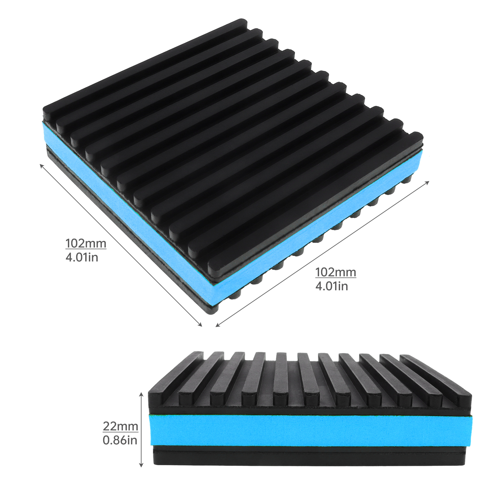 4pcs Rubber Anti-Vibration Pad - Furniture Foot Pad recensie en prijs