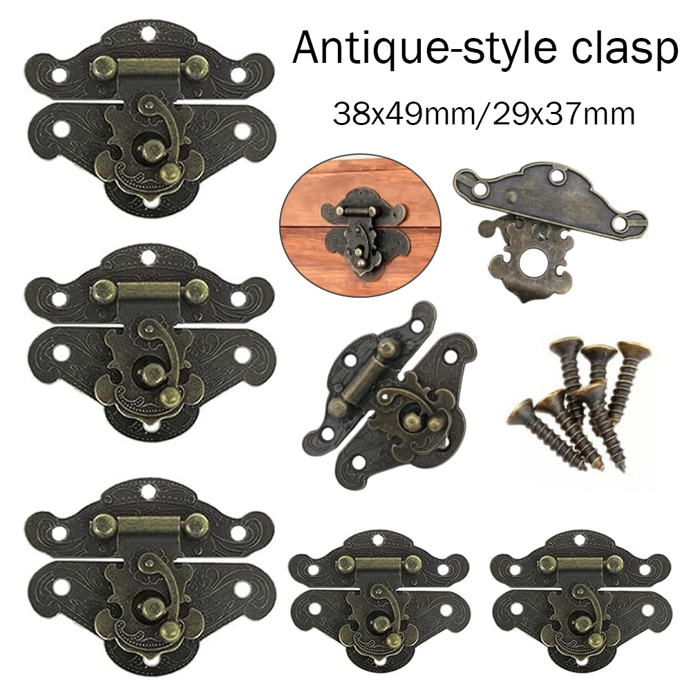 5-20pcs Vintage Metal Hasp Lat - Furniture Hardware Screws recensie en prijs