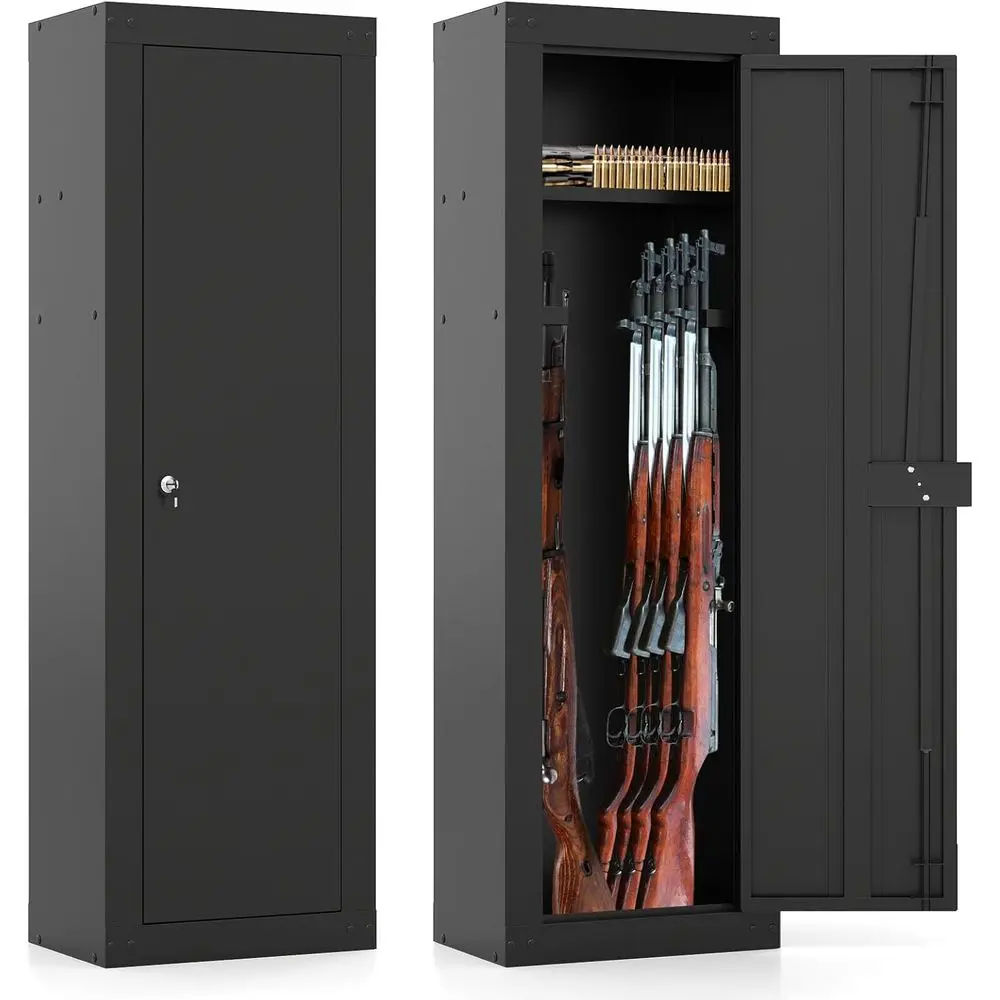 Long Gun Cabinet with Storage, - Cabinet Lock Key recensie en prijs