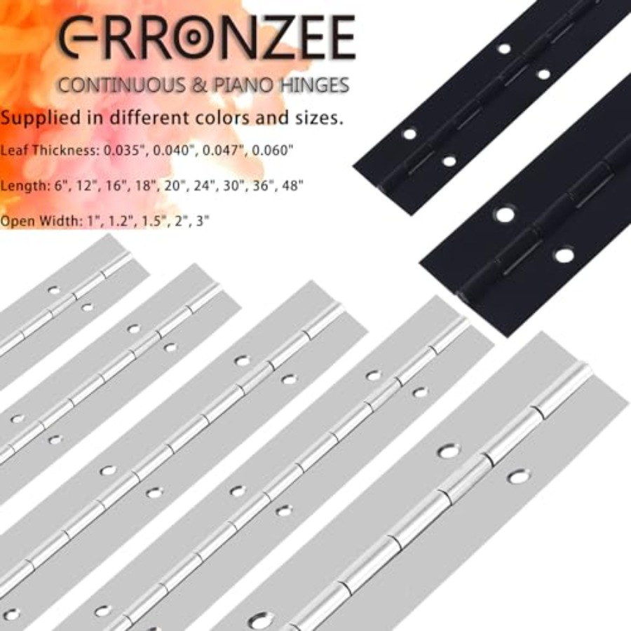 Piano Hinge x 3 Heavy Duty Sta - Piano Hinge Continuous recensie en prijs