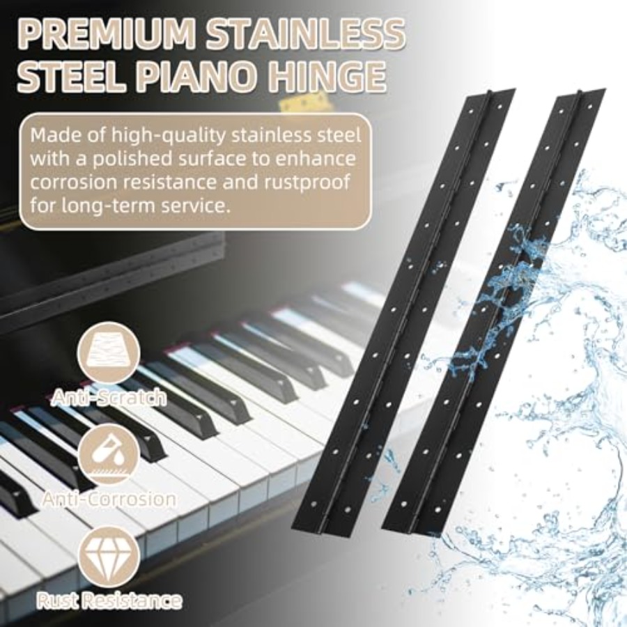 2 Pack Heavy Duty Piano Hges,  - Piano Hinge Continuous recensie en prijs