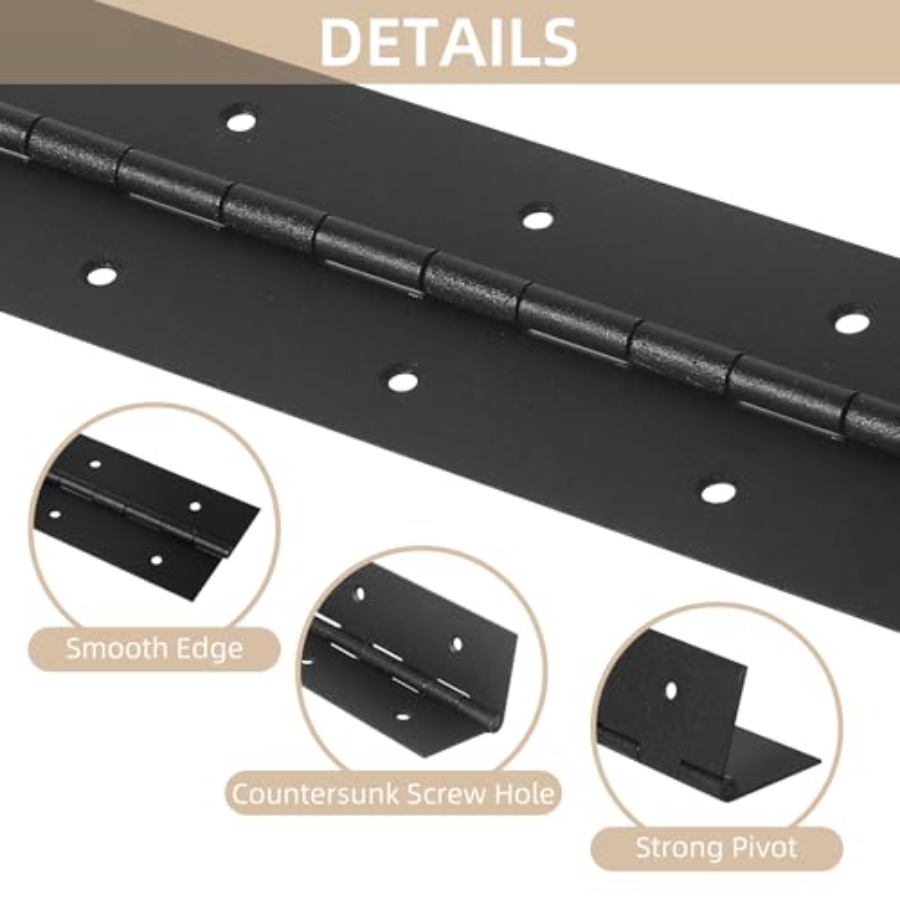 2 Pack Heavy Duty Piano Hges,  - Piano Hinge Continuous recensie en prijs