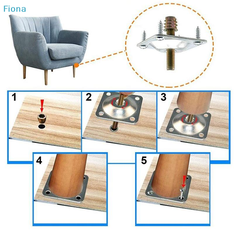 ✔Furniture Leg Mounting Plates - Furniture Hardware Screws recensie en prijs